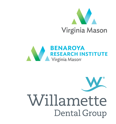 Virginia Mason logo and Willamette Dental Group logo